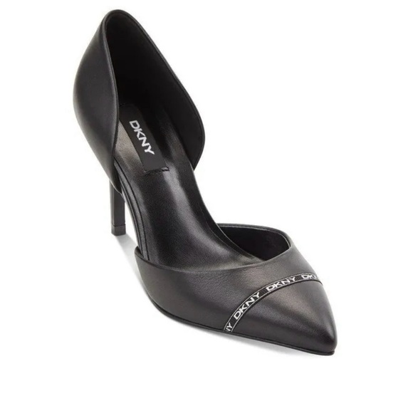 DKNY Rosetta Dorsay Black Pump New 6M - Picture 2 of 9